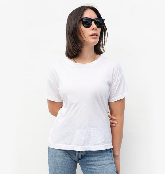 premium basic tee off white